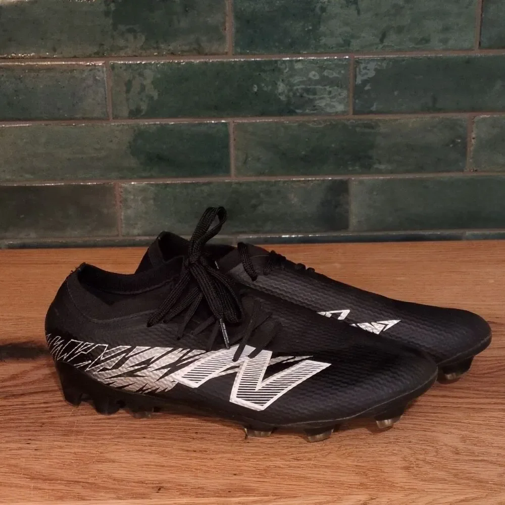 New Balance Furon Black/White Youth Soccer Cleats US 8 Fast Lightweights
